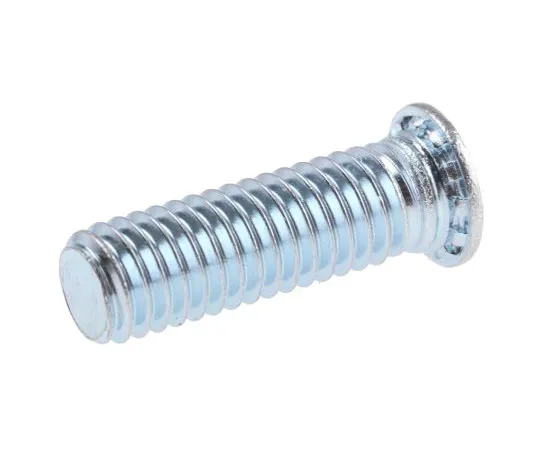 63-6733-40 RS PRO Steel Zinc plated & clear Passivated Self Clinching Stud, M6, length-20mm 827-445