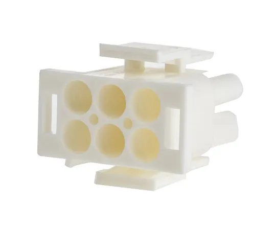 63-6690-27 Connector Housing Male 6 Pole 2 Row 6.35 mm Maiten Lock 350715-4
