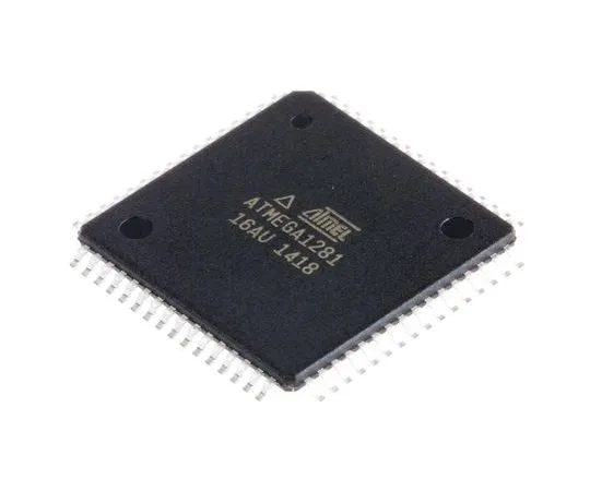 63-7014-92 Microchip ATMEGA1281-16AU, 8bit AVR Microcontroller, 16MHz, 128 kB Flash, 64-Pin TQFP ATMEGA1281-16AU