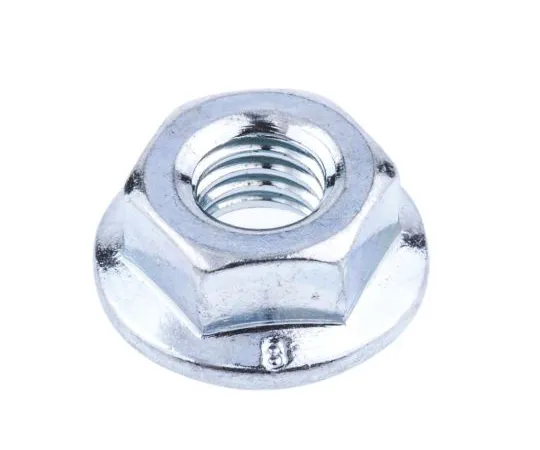 63-6609-72 14.2mm Bright Zinc Plated Steel Hex Flanged Nut, M6 275-541