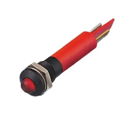63-6585-10 RS PRO Red Indicator, 24 V ac, 8mm Mounting Hole Size, Solder Tab Termination 208-352