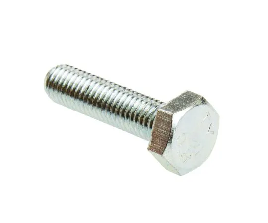 63-6695-70 Clear Passivated, Zinc Steel Hex M10 x 40mm Set Screw 527-599