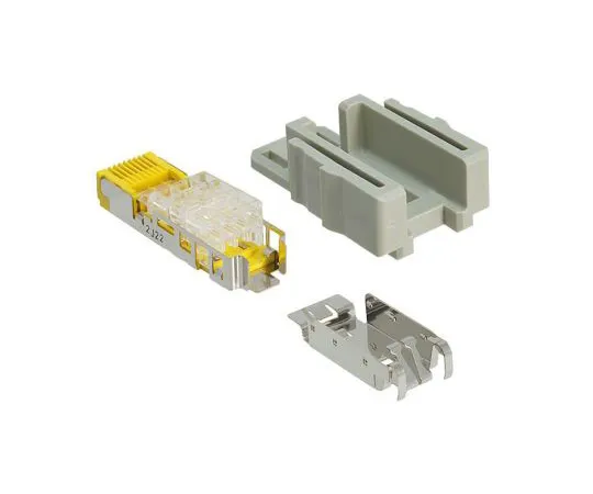 63-6974-96 Male RJ45 Modular Cat6 Plug, 8 Way, 1 Row 9454001560