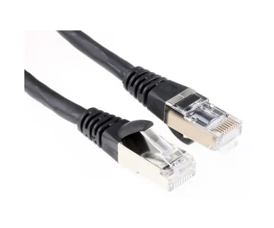 63-6702-67 RS PRO Black Cat6 Cable, F/UTP, Male RJ45/Male RJ45, Terminated, 10m 556-354