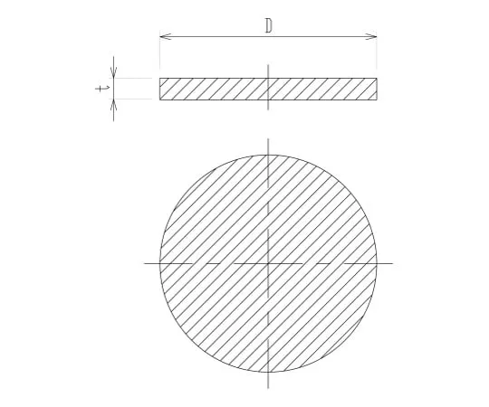 62-2111-46　［Discontinued］Glass Filter Plate　3900-1001
