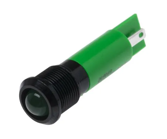 63-6585-54 RS PRO Green Indicator, 24 V ac/dc, 12mm Mounting Hole Size, Solder Tab Termination, IP67 209-068