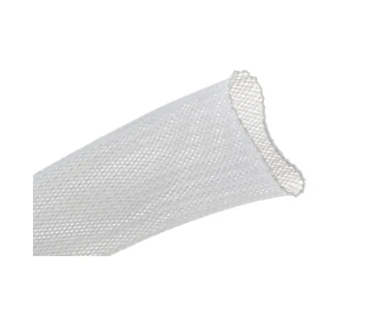 63-6635-22 RS PRO Expandable Braided PET Grey Cable Sleeve, 40mm Diameter, 5m Length 408-259