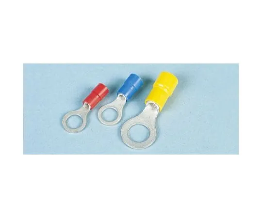 63-7334-34 JST FV Series Insulated Crimp Ring Terminal, 8mm Stud Size, 1mm² to 2.6mm² Wire Size, Blue FVWS2-8