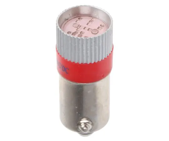 63-6587-06 LED Reflector Bulb, BA9s, Red, Multichip, 10mm dia., 24V dc 210-901