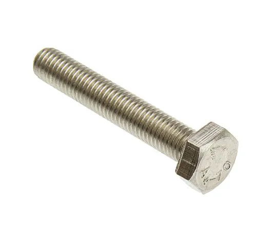 63-6576-63 Plain Stainless Steel Hex, Hex Bolt, M10 x 60mm 190-412