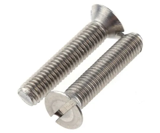 63-6695-55 RS PRO, M5 Countersunk Head, 25mm Stainless Steel Slot A2 304 Plain 527-303