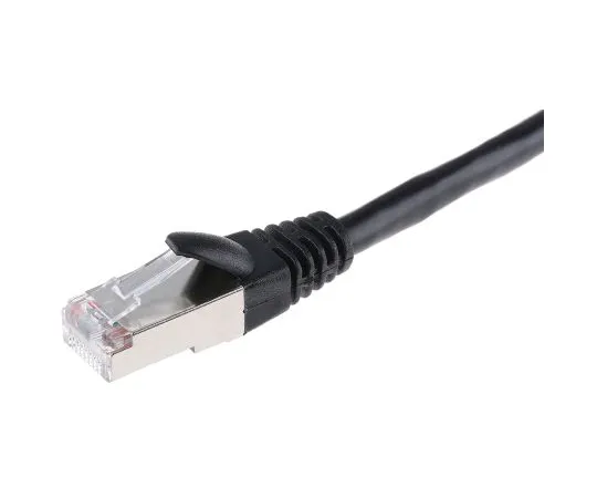 63-6703-69 RS PRO Black PVC Cat5e Cable F/UTP, 3m Male RJ45/Male RJ45 Terminated 556-982