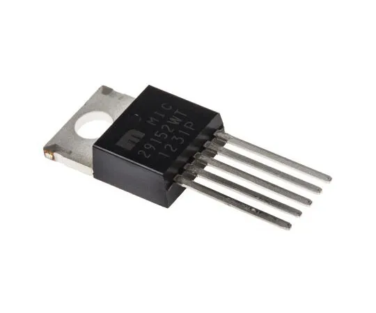 63-7353-21 Microchip MIC29152WT, LDO Regulator, 1.5A Adjustable, 1.25 → 26 V, ±1% 5-Pin, TO-220 MIC29152WT