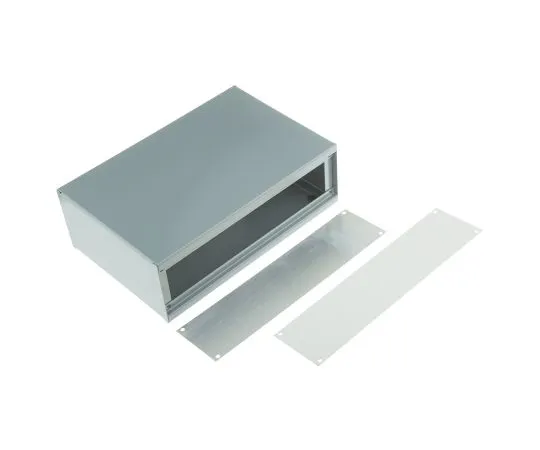 63-6599-08 RS PRO Grey Cold Rolled Steel Instrument Case, 300 x 200 x 100mm 232-276