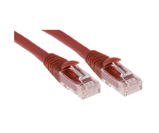 63-6702-65 RS PRO Red Cat6 Cable, U/UTP, Male RJ45/Male RJ45, Terminated, 3m 556-336