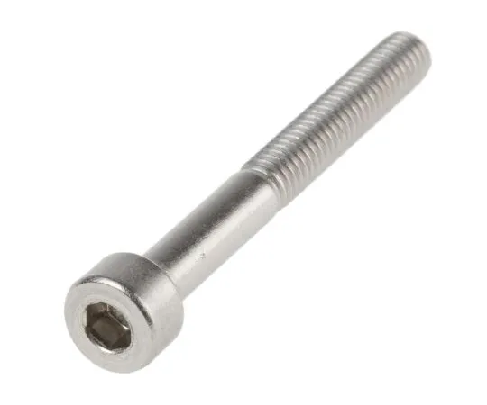 63-6955-87 RS PRO M4 x 35mm Hex Socket Cap Screw Plain Stainless Steel 124-7349
