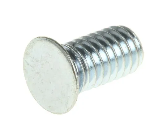63-6733-32 RS PRO Steel Zinc plated & clear Passivated Self Clinching Stud, M4, length-8mm 827-366