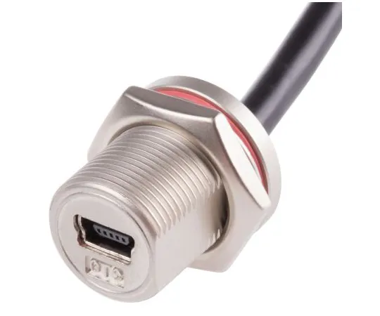 63-6829-37 RS PRO Male Mini USB B to Female Mini USB B USB Extension Cable USB 2.0, 200mm 122-3025