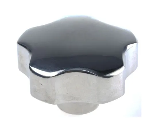 63-6666-77 RS PRO Silver Multiple Lobes Clamping Knob, M8 478-507