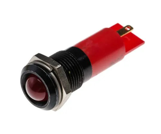 63-6582-94 RS PRO Red Indicator, 24 V ac/dc, 14mm Mounting Hole Size, Solder Tab Termination 206-047