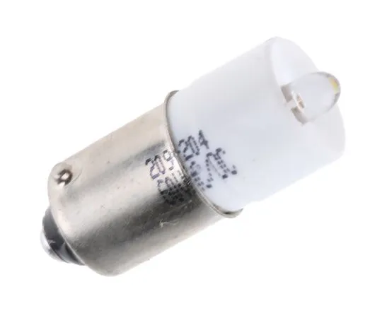 63-6585-62 LED Reflector Bulb, BA9s, White, Single Chip, 10mm dia., 60V ac/dc 209-204