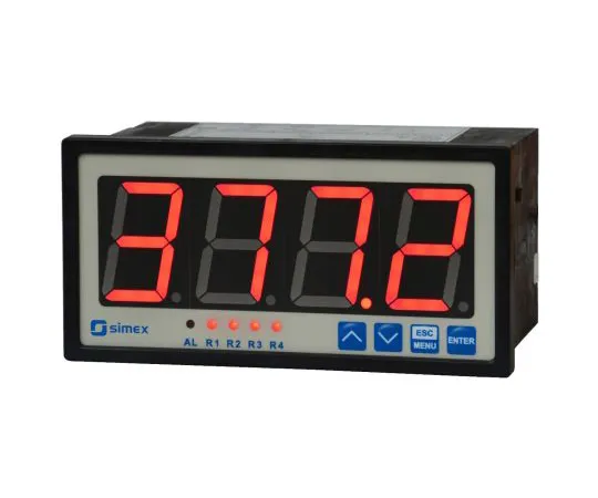63-6971-92 Simex SRP-147 24VDC , LED Process Meter for Current, Voltage, 67mm x 137mm SRP-147 24VDC