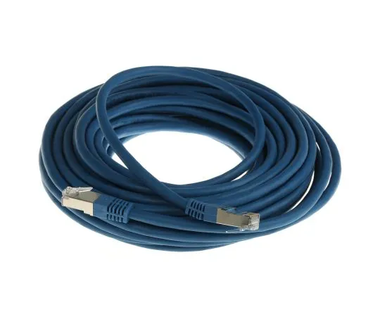 63-6637-46 RS PRO Blue Cat6 Cable, S/FTP, Male RJ45/Male RJ45, Terminated, 10m 411-306