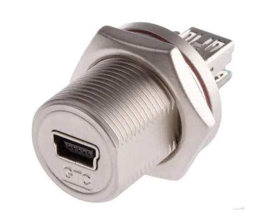 63-6829-39 RS PRO, Straight, Panel Mount, Socket Type B USB Connector 122-3027