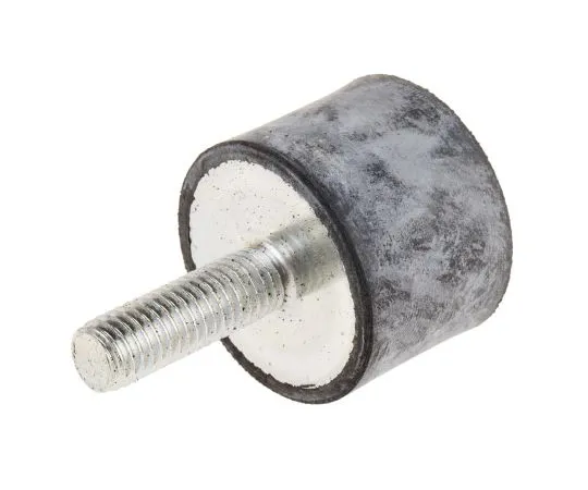 63-7008-19 RS PRO 22mm Stud Mount M8 30mm Diameter 62.7kg Compression Load, Male to Female Natural Rubber 126-4310