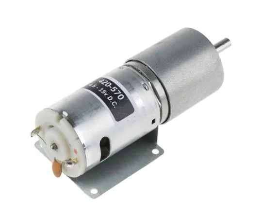 63-6642-32 RS PRO Brushed Geared DC Geared Motor, 19.35 W, 6 → 15 V, 59 Ncm, 4 rpm, 6mm Shaft Diameter 420-570