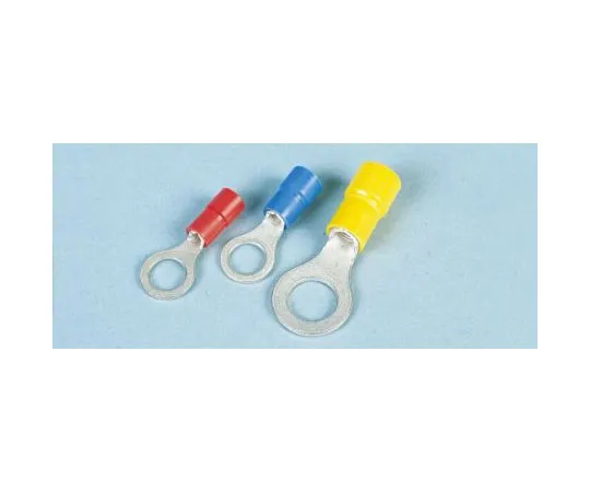63-7334-33 JST FV Series Insulated Crimp Ring Terminal, 4mm Stud Size, 1mm² to 2.6mm² Wire Size, Blue FVWS2-4
