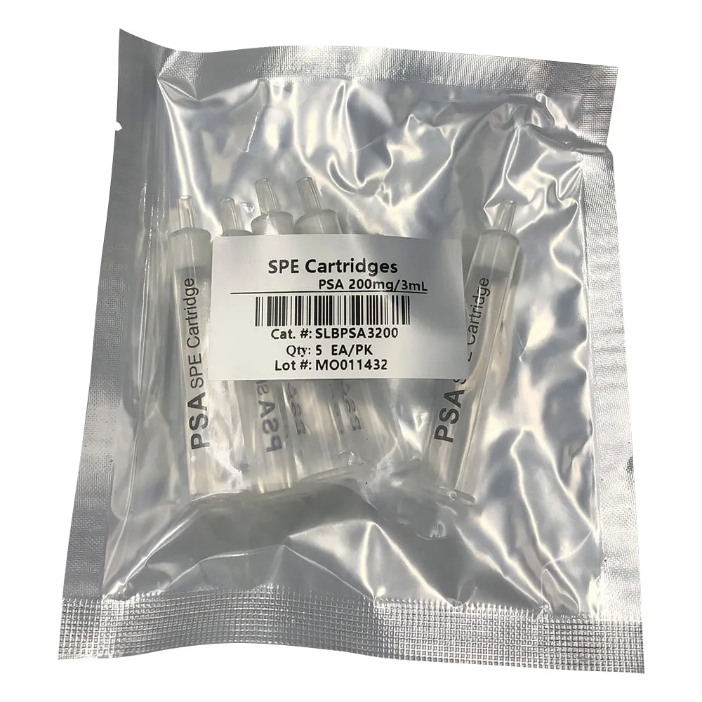 4-3046-01　［Discontinued］Solid-phase Extraction Column (silica gel-based ion-exchanged solid phase PSA) 200 mg/3 mL 50pcs　PSA-200-3