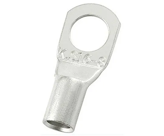 63-6977-74 RS PRO Uninsulated Crimp Ring Terminal, M8.4 (5/16) Stud Size to 16mm² Wire Size 125-1960