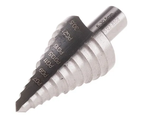 63-6911-31 RS PRO HSS Step Drill Bit 6mm x 30.5mm 123-8508