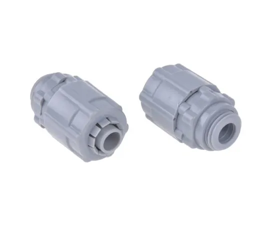 63-6646-02 RS PRO M12 Straight Cable Conduit Fitting, Grey 10mm nominal size 429-662
