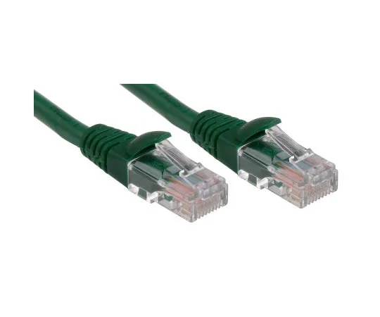 63-6702-81 RS PRO Green LSZH Cat5e Cable U/UTP, 3m Male RJ45/Male RJ45 Terminated 556-455