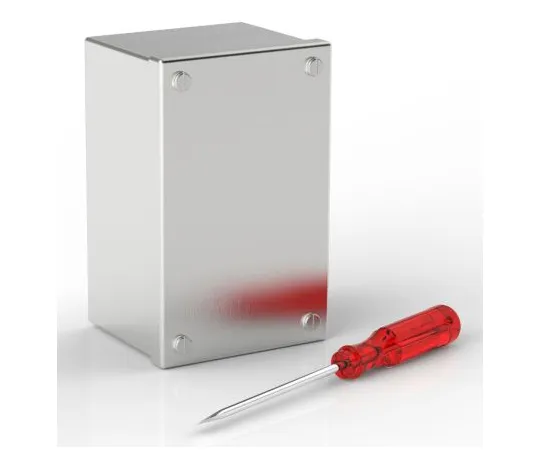 63-6813-99 RS PRO 304 Stainless Steel Satin Adaptable Enclosure Box, 0 Knockouts 160mm x 100 mm x 85mm 121-9694
