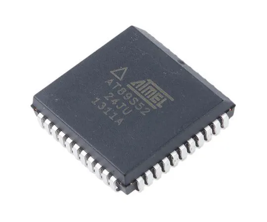 63-7014-33 Microchip Technology AT89S52-24JU, 8bit 8051 Microcontroller, 24MHz, 8 kB Flash, 44-Pin PLCC AT89S52-24JU