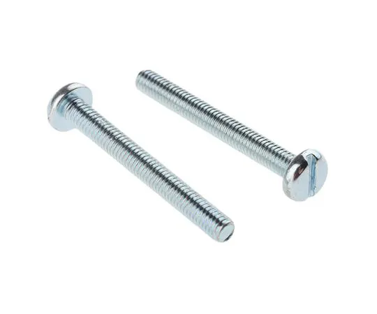63-6705-65 RS PRO, M3 Pan Head, 25mm Steel Slot Bright Zinc Plated 560-805