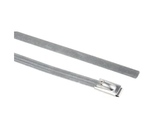 63-6895-27 RS PRO Steel Cable Tie Stainless Steel Roller Ball, 360mm x 4.6 mm 123-5037