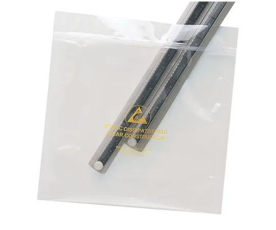 63-6867-36 Dissipative Clear Zip Bag,75x125mm,100 122-9158