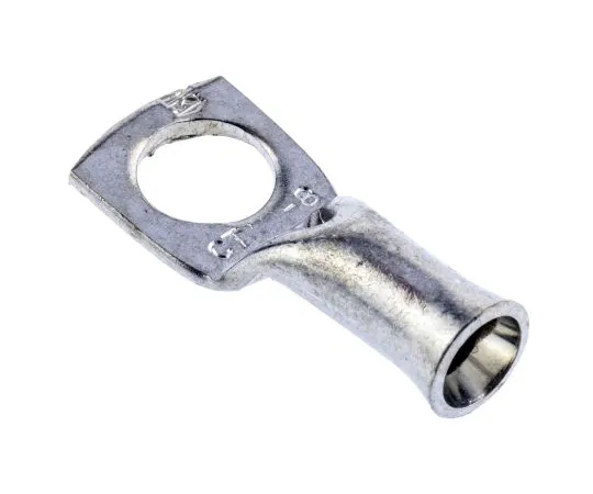 63-6697-98 RS PRO Uninsulated Tubular Ring Terminal, M8 Stud Size to 10mm² Wire Size 531-037