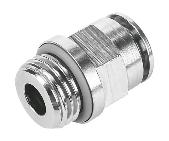 63-6995-34 Festo Pneumatic Straight Threaded-to-Tube Adapter, Yes Push In 8 mm NPQH-D-G18-Q8-P10