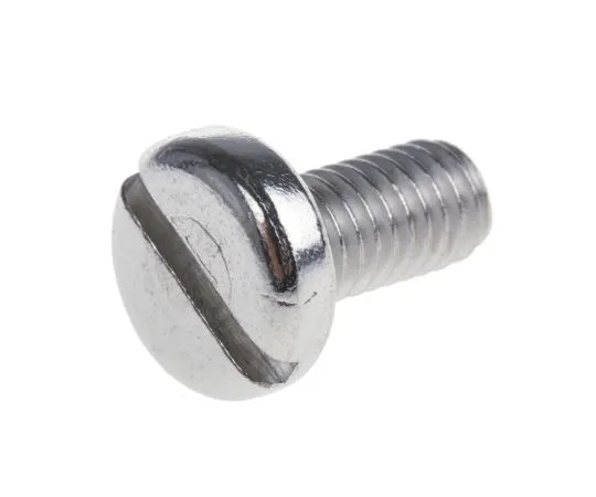 63-6576-08 RS PRO, M6 Pan Head, 12mm Stainless Steel Slot A4 316 Plain 189-513