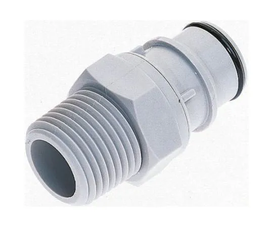 63-7321-57 Straight Hose Coupling 3/4in Coupling Insert - Valved, Thread Mount, PP HFCD241212