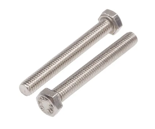 63-6614-19 Plain Stainless Steel Hex M5 x 40mm Set Screw 289-001