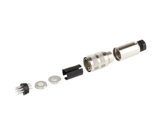 63-7018-91 Binder 423 Series Miniature Cable Mount Connector, 8 contacts Socket 99.5171.15.08