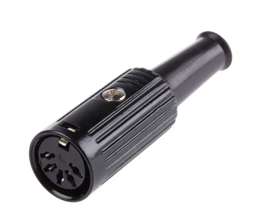 63-6674-27 RS PRO 5 Pole Din Socket, 1A, 100 V ac, Push Lock 490-872