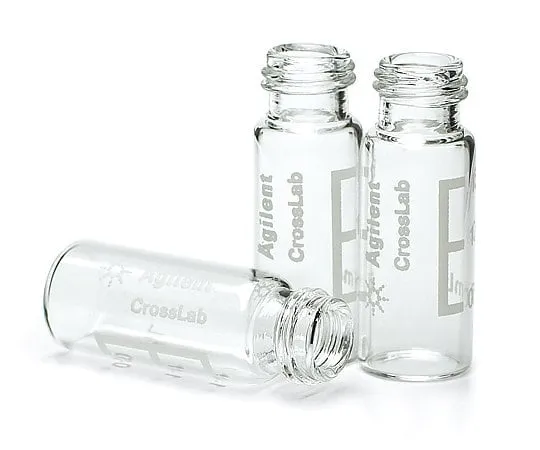 2-7070-01　［Discontinued］Wide-Mouth Vial Φ9 x 12 x 32mm 2mL Clear　8010-0015