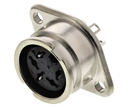 63-6674-30 RS PRO 5 Pole Din Socket, 1A, 100 V ac, Bayonet 490-894